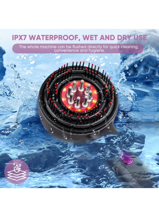 مدلك فروة الرأس، موزع زيت الشعر، فرشاة كهربائية منزلية تعمل بمنفذ USB (11936-11) - Image 1